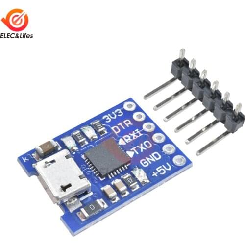 CJMCU CP2102 MICRO USB to UART TTL Module 6 Pin Serial Converter UART STC Replace FT232 3.3V/5V for arduino diy kit