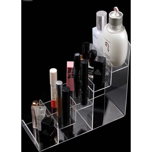 5 Tier Clear Acrylic Display Stand New Multi-functional Phone Makeup Storage Rack Display Racks Watch Cosmetics Display Holder