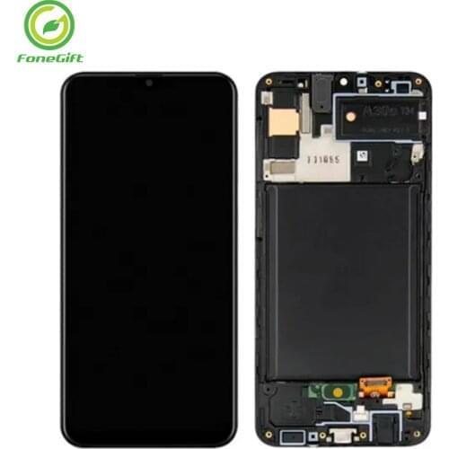 LCD Pantalla Assembly For Samsung A30S lcd with frame incell quality