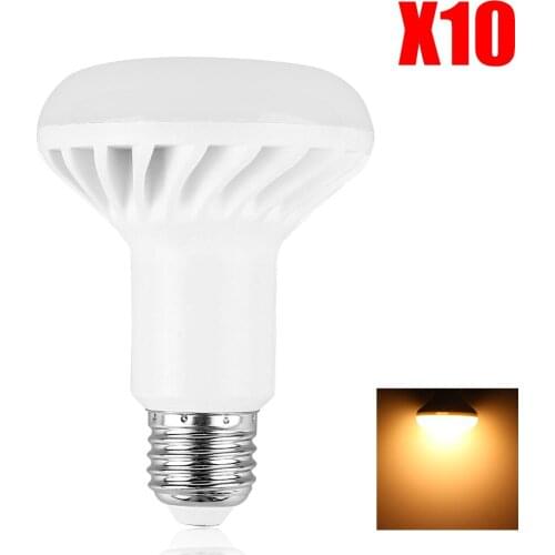 10pcs 3W 5W 7W 9W 12W E14 E27 R39 R50 R63 R80 led light led Lampada Real Watt AC 220v 85-265V led bulbs warm cold white lamp