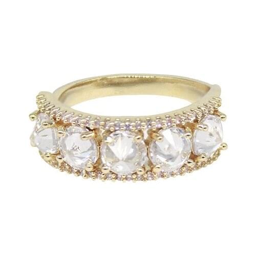 TIMEONLY Japanese Fashion Full Rhinestones Circle Ring for Women Girls Creative Charms Rings 2021 Hot Sale Jewellery Simple