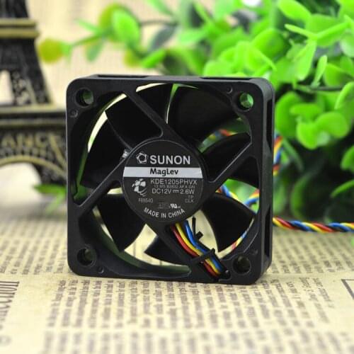 Authentic For SUNON KDE1205PHVX 5015 12V 2.6W 5CM / cm PWM speed control fan