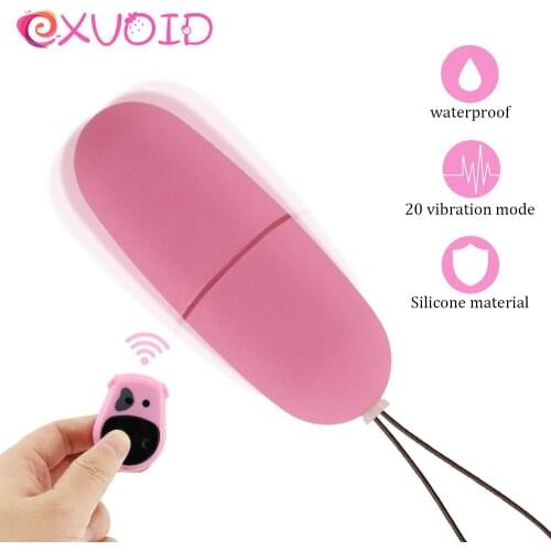EXVOID Egg Vibrator Sex Toys for Women Strong Vibration Remote Vibrators for Woman Clitoris Stimulator Sex Shop G-Spot Massager