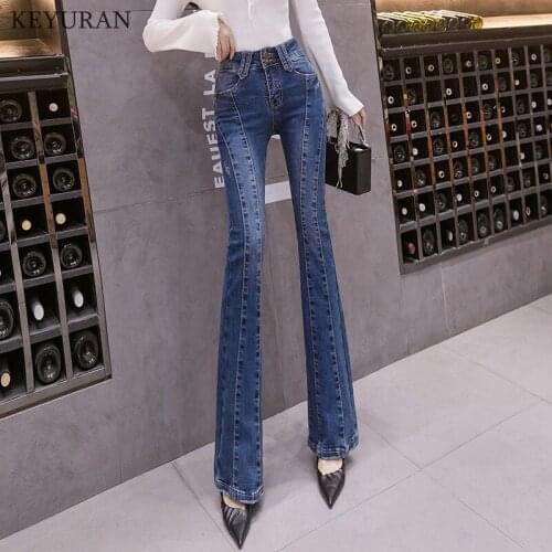 Womens jeans woman high waist Flared Jeans Pants Womens pants for women Jean women clothing undefined Woman trousers Clothing