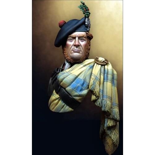 1/10 ancient Europe warrior man bust with beard Resin figure Model kits Miniature gk Unassembly Unpainted