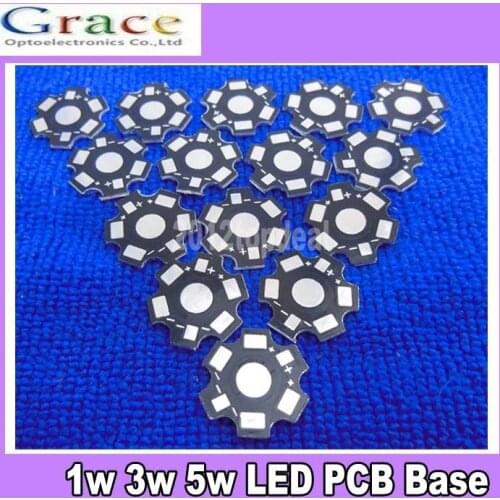 100pcs/lot 1W 3W 5W High Power LED Heat Sink Aluminum Base Plate