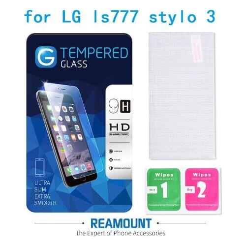 100 pcs Clear Frosted Matte frosted premium tempered glass screen protector for For lg stylo 3 Explosion-proof film