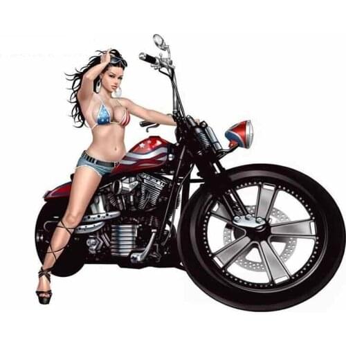 13cm*8cm Sexy Pin-up Girl Bra Nickers Hot Stuff Sticker Window Car Bumper Decal Funny JDM Car Stickers Car Accessories