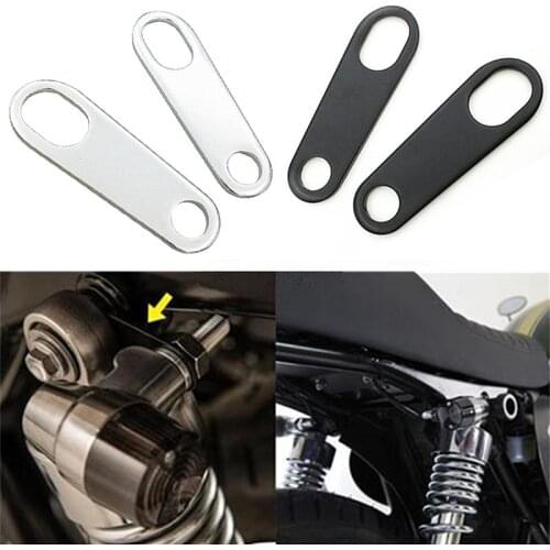 2Pcs Universal Motorcycle Retro Turn Signal Indicator Light Bracket Motorbike Lamps Holders Shock-absorbing Stands Motorcycle