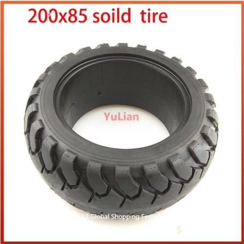 200x85 for kaabo Skywalker 8s single drive 8 inch solid tire folding electric scooter, tire skateboard kicker