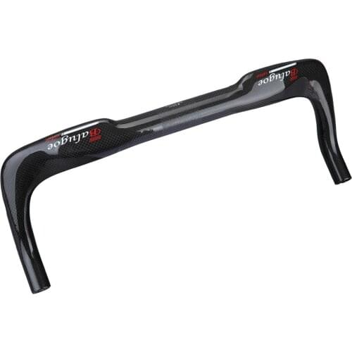 2022 BALUGOE Road Bicycle TT Handlebars Bicycle Black TT Bar Rest Triathlon Handlebar Carbon Bike Bullhorn 3k Glossy Handlebar