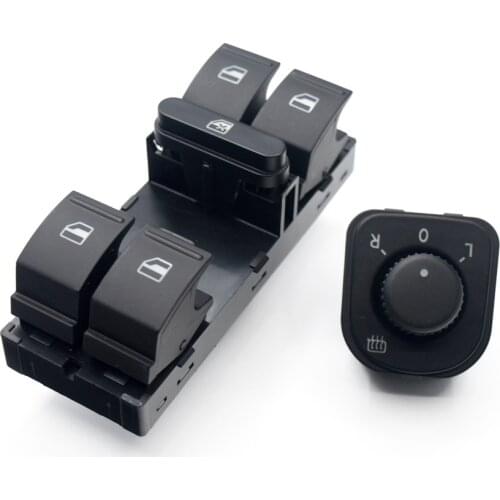 Free Shipping! Side Mirror Window Control Switch Button For VW jetta mk5 golf 5 6 tiguan passat b6 CC 1K0 959 565K 1K4 959 857