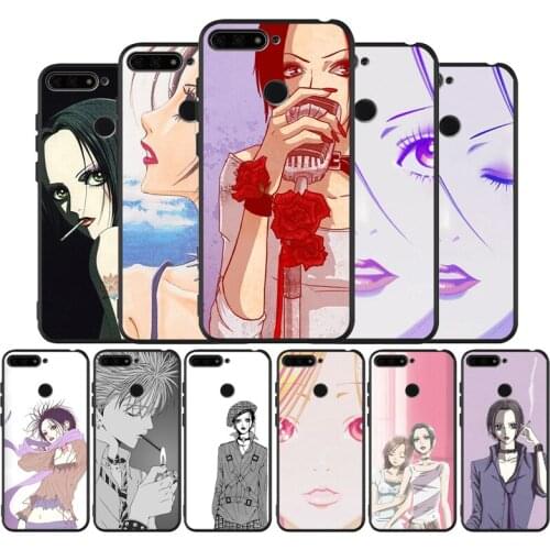 NaNa osaki black Silicone Phone Case For Huawei honor 30 20 Pro 8 8X 9 10 20 Lite Mate 10 20 30 Lite Pro cover