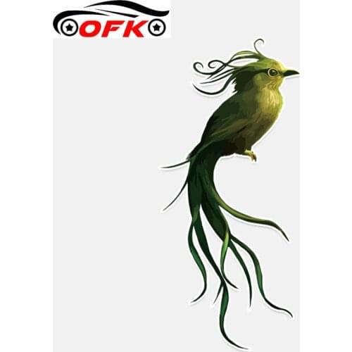 OFK Interesting Parrots Decor Car Sticker PVC Personalized 17.8CM*8CM