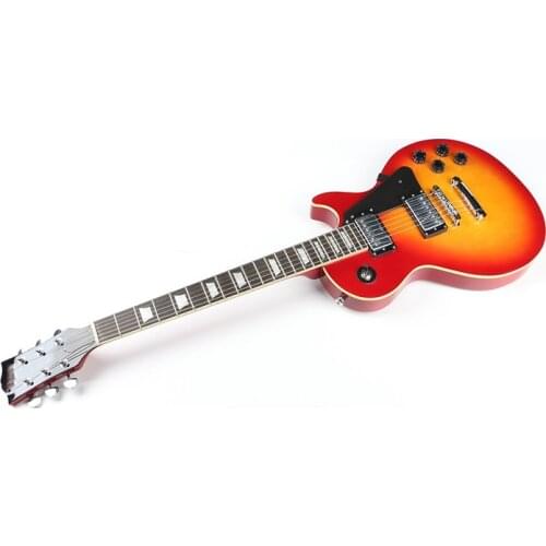 LP Guitar 6 String 22 Frets Electric Guitar Sunset Color Guitar Musical Instrument Guitar for Adults AGT264