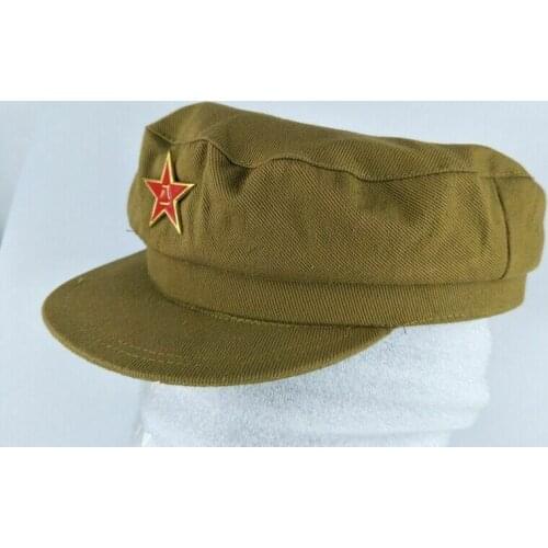 CHINESE ARMY MILITARY OFFICER TYPE 50 COTTON HAT CAP Military WW2