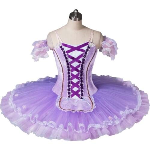 Giselle Classical Ballet Pancake Tutu Adult velvet Purple/Lilac Professional Ballet Tutu Women Nutcracker Tutus White Blue