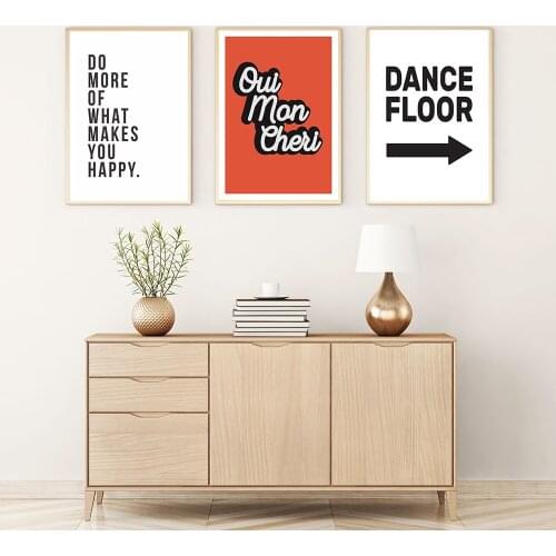 Minimalist Abstract Black White Quotes Canvas Painting Wall Art Nordic Posters and Prints Wall Pictures for Living Room Decor