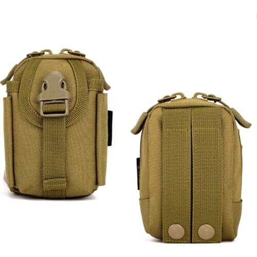 Multifunction Casual Men EDC Tool Bag Mobile Phone Case Hunting Bag Molle Pouch Waist Bag Waterproof Nylon