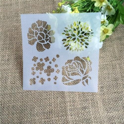 Layering Stencils Scrapbooking Photo Album Decorative Embossing DIY Cards Crafts