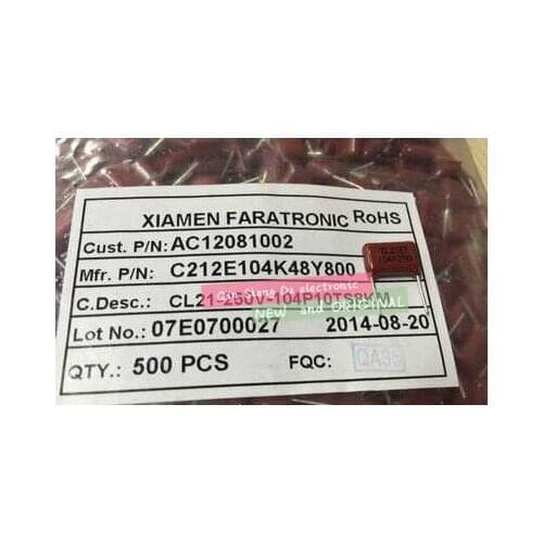 NEW AND ORIGINAL capacitance CL21 104 J K 250v 0.1uf 250v