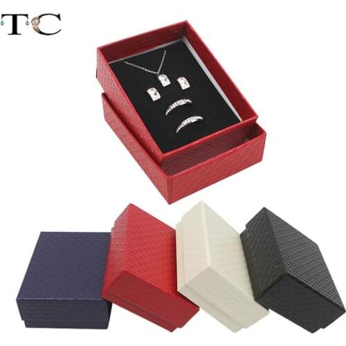 Gift Boxes for Jewellery Ring Holder Earring Display Organizer Jewellry Store Packaging Box Joyeros Organizador De Joyas 1pc