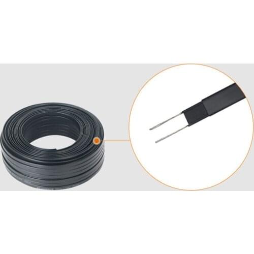 20W/m Low Temperature Self-regulating Heating Tape Snow Melting Drain Water Pipe Freeze Protection Heat Cable