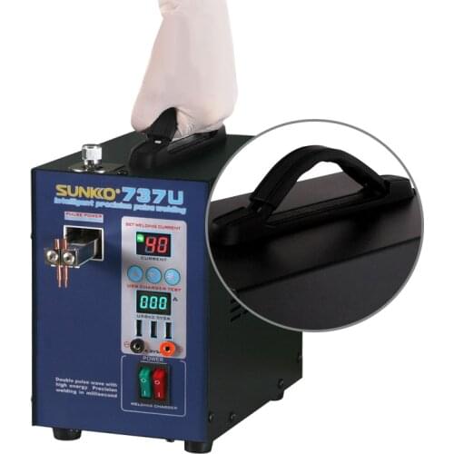 SUNKKO 737U 2.8KW Lithium Battery Spot Welding Machine Intelligent With 3pcs USB Test Port For 18650 Batteries Pack Welding