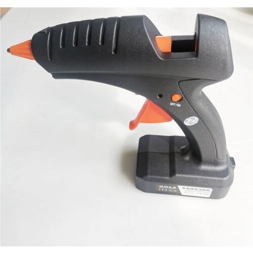 12V Lithium-ion Hot Melt Glue Gun with 5pcs 11mm Sticks Wireless Graft Repair Heat Gun Pneumatic Home DIY Tools Hot Glue Gun