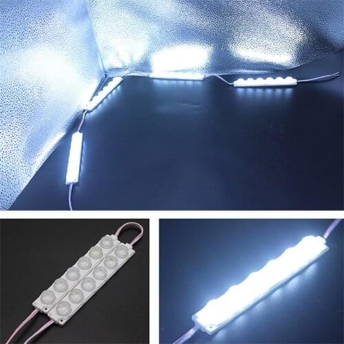 YOLU 10 Pcs 6 lamp side light source 6W high-brightness LED injection module for double-sided light box 136*20mm