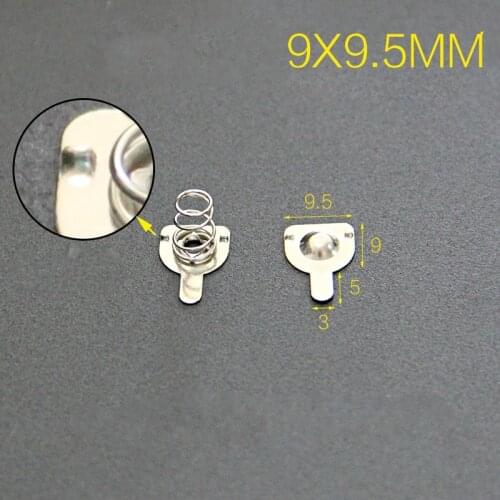 100PCS AAA battery pack 9 * 9.5 / 20/21 / 24MM spring contact piece battery box positive and negative single-pole battery