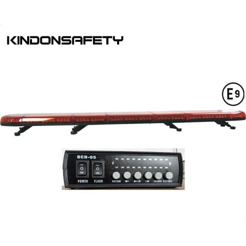 1844mm 72inch long Free shipping! ECE R65 approved LED lightbar amber or blue warning bar 128PCS LEDs DC12V or 24V