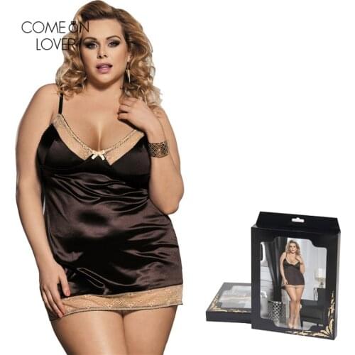 Женские атласные ночные сорочки Comeonlover China At AliExpress