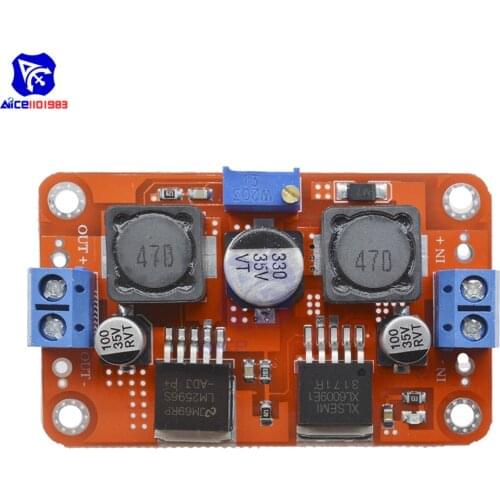 Diymore XL6009 DC-DC DC 1.25V -26V to DC 3.5 -28V 3A Step Up Down Boost Buck Converter Power Supply Module Solar Board LM2596S