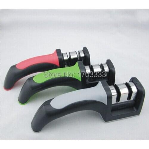 Two Stages Diamond Ceramic Kitchen Knife Sharpener Sharpening Stone Household Knife Sharpener Kitchen Knives Tools