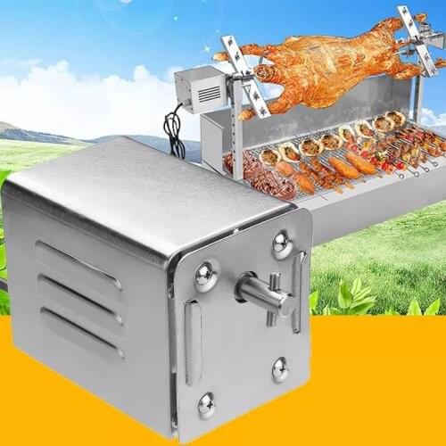 Stainless Steel BBQ Grill Motor Rotating Motor Spit Rotisserie Motor for Roasting Furnace Roasted Lambs Piglets Chicken Motor