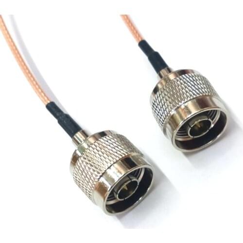 10PCS 50 ohm N Male TO N Male Jumper RG316 Cable adapter Connecter