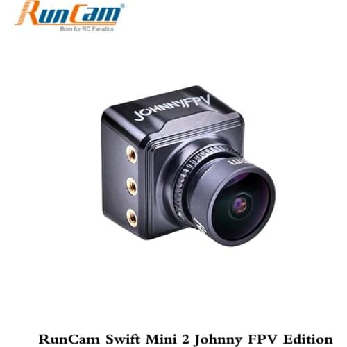 RunCam Swift Mini 2 Johnny FPV Edition 600TVL FPV Camera with a size of 22.3mm*22mm*26mm for Best FPV Racing Drone