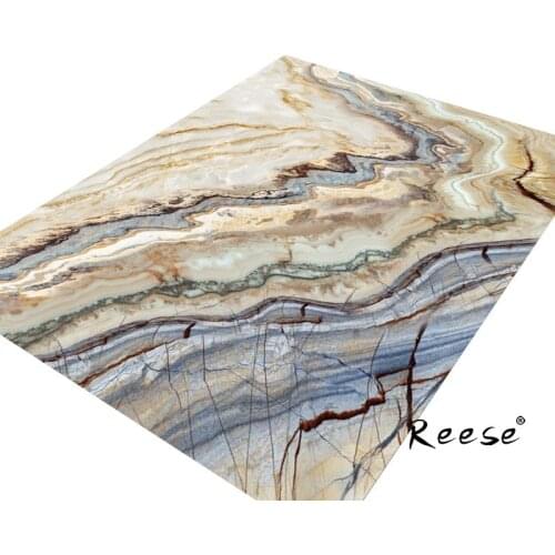 Reese Printed Carpets For Living Room Marble Pattern Decor Rugs In Kitchen Bedroom Anti Slip Unfading No Ball Easy Clean Outlets