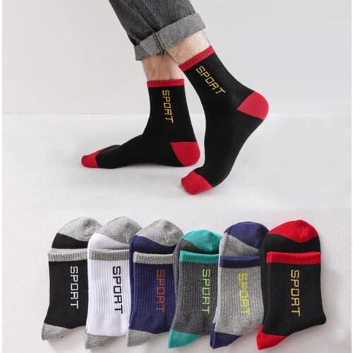 5 Pairs New Mens Socks Cotton Deodorant Summer Socks Outdoor Running Breathable Sweat-Absorbent Mans Socks Black Size 39-44