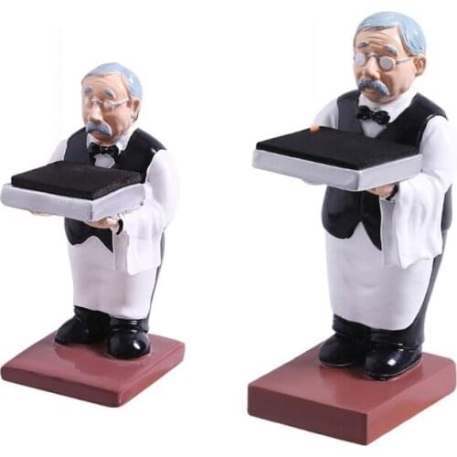 2021 New Old Butler Man Watch Stand Old Man Ring Stand Glasses Holder Watch Storage Table