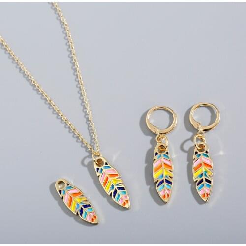 Drop Oil Leaves Shape Charms Multicolor Pendant For DIY Jewelry Necklace Earrings Accessories for Jewelry Making