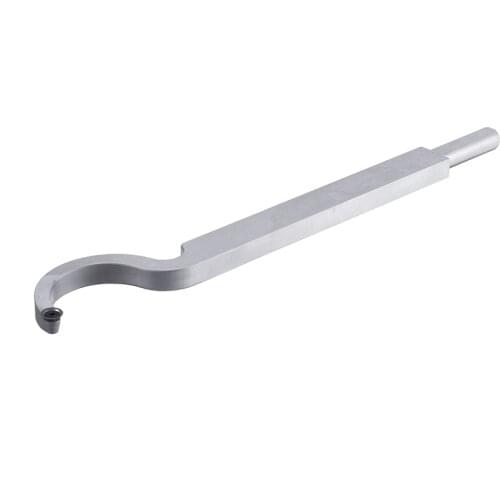 Foxbc Swan Neck Hollow Turning Tool with 8.9mm Round Carbide Insert Cutter Wooden Crafts Profession Carpentry Tools