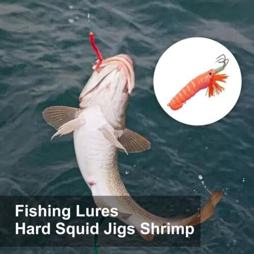 Fishing Lure Octopus Ultra-Sharp Plastic Shrimp Cuttlefish Squid Hook Rigs for Fishing Shrimp Silicon Soft Artificial Bait