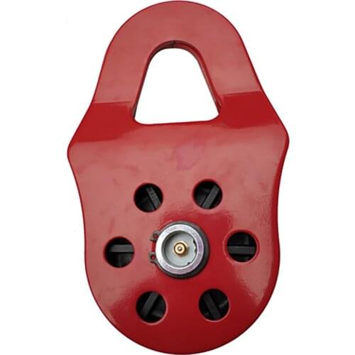 10T Winch Moving Pulley Splint Pulley Off Road Vehicle Rescue Tow Rope Winch Rope Tow Hook Pulley