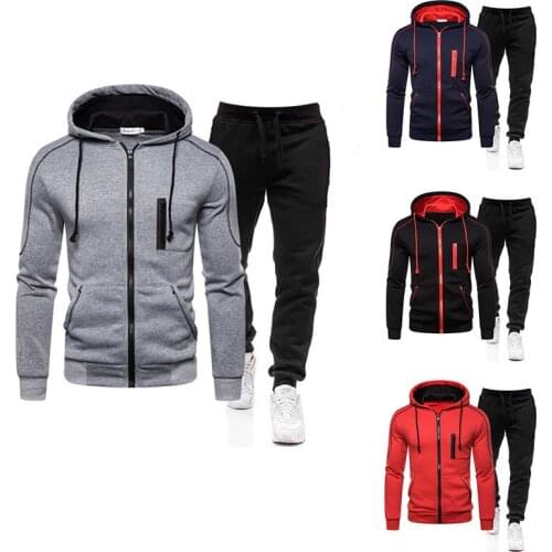 Mens Tracksuit Set Brand Mens Hoodies Casual Sports Pullover Jogging Sportswear Hoodie Sweatshirt for Male Harajuku Jacket