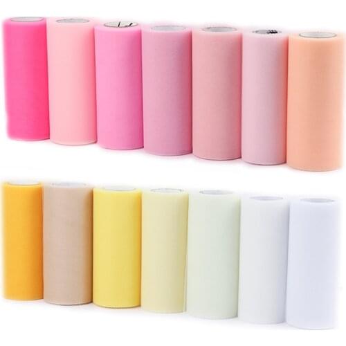 Tulle Roll 25 Yards 15 Cm Organza Wedding Decoration Baby Shower Tulle Roll 15cm Decoration Party and Events Engagement Decor