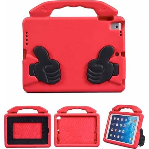 Thumb Stand Shockproof Case For iPad Air1 Air A1474 A1475 A1476 Kids Safe EVA Protective Cover