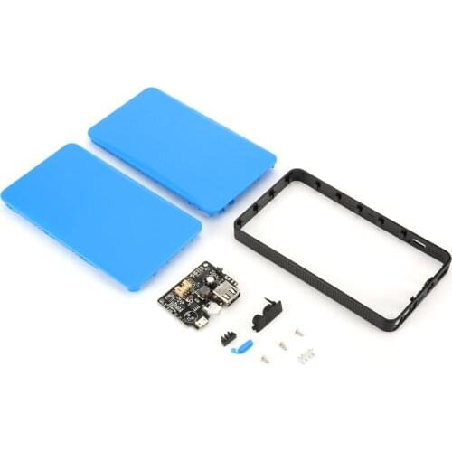 Ultra-thin USB Charging Ports Mobile Phone Power Bank Case with High Capacity Ultra Light Single LED Indicator Power Bank Case