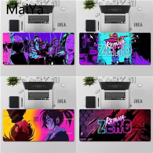 Maiya Top Quality Katana ZERO Rubber Mouse Durable Desktop Mousepad Free Shipping Large Mouse Pad Keyboards Mat